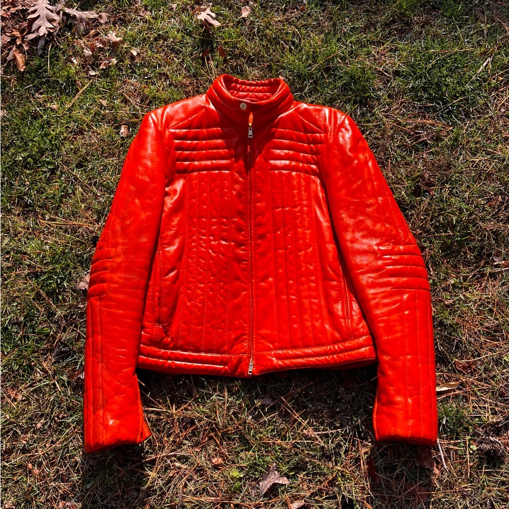 Tom Ford aw2000 Leather Puffer Jacket